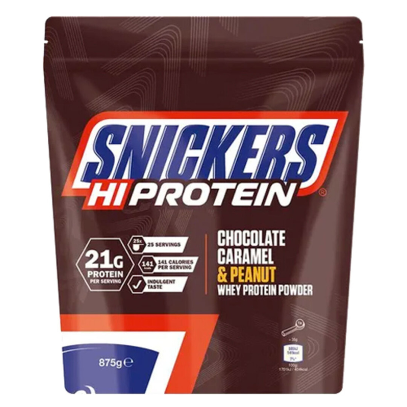 Mars Protein Snickers HiProtein Powder 455 g - bílá čokoláda caramel & arašídy