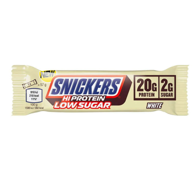 Mars Hiprotein Bar Low Sugar 57 g - bílá čokoláda