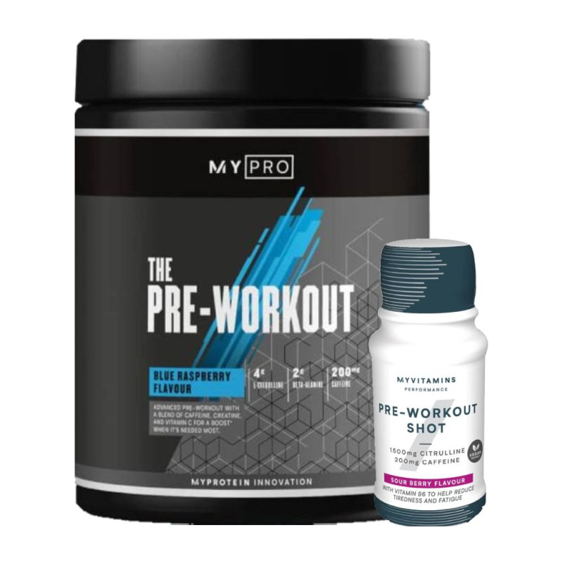 MyProtein THE Pre-Workout, 465 g Příchuť: Modrá malina