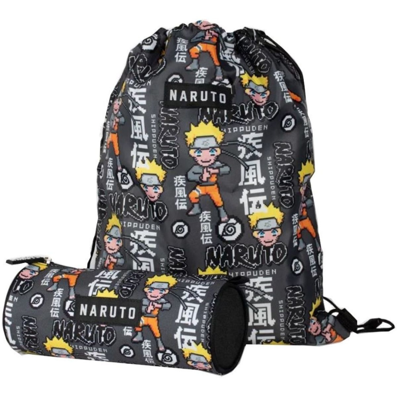 Naruto set se sáčkem a penálem