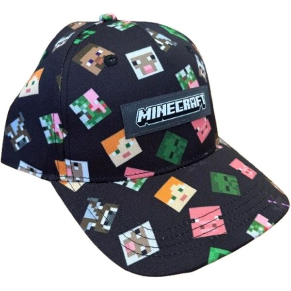 Kšiltovka dětská Minecraft - Icons of Characters (snapback) Vícebarevná