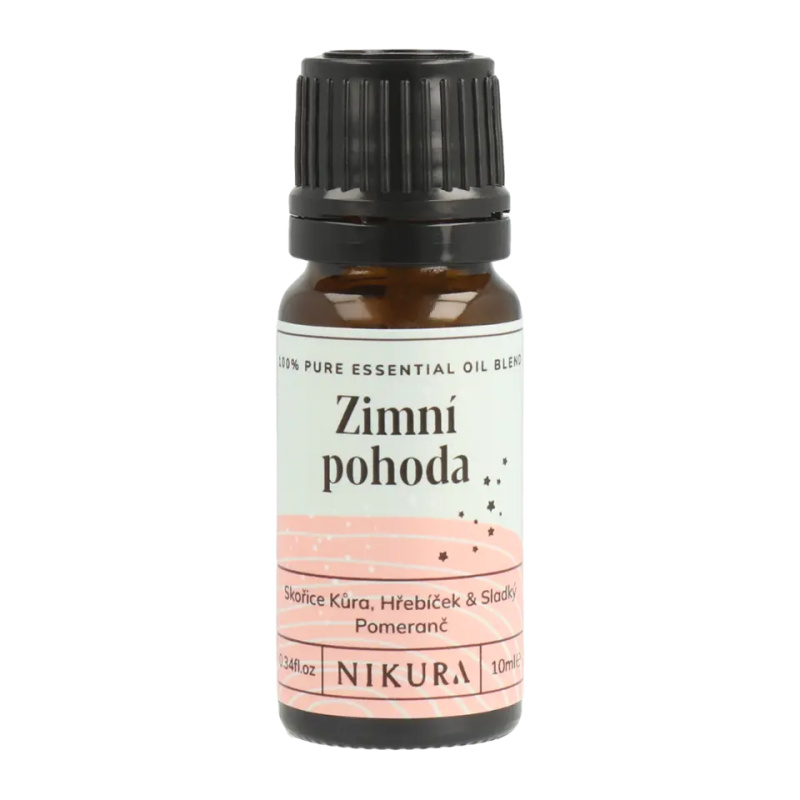Nikura 100% přírodní esenciální olej Zimní pohoda 10 ml