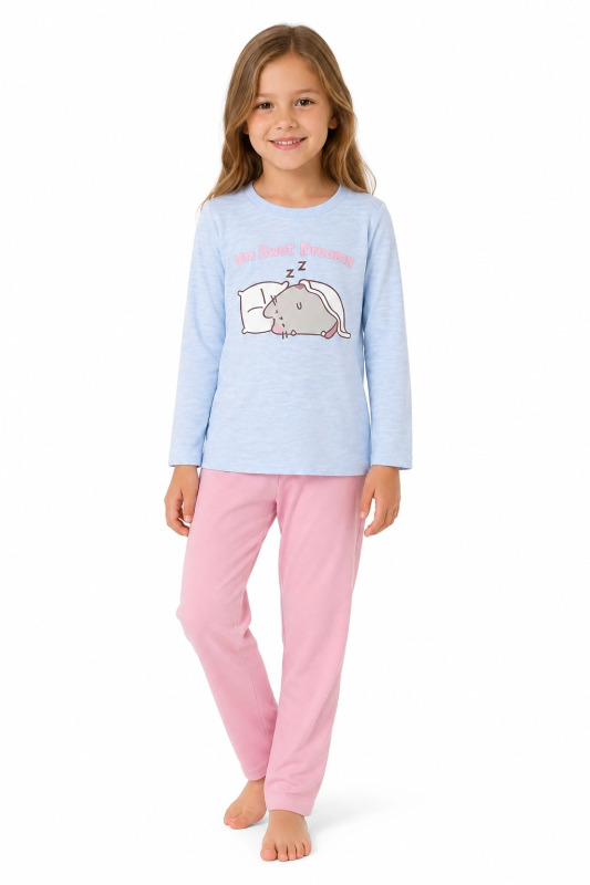 Dámské pyžamo Pusheen – Šedo-broskvová (ean 85187)