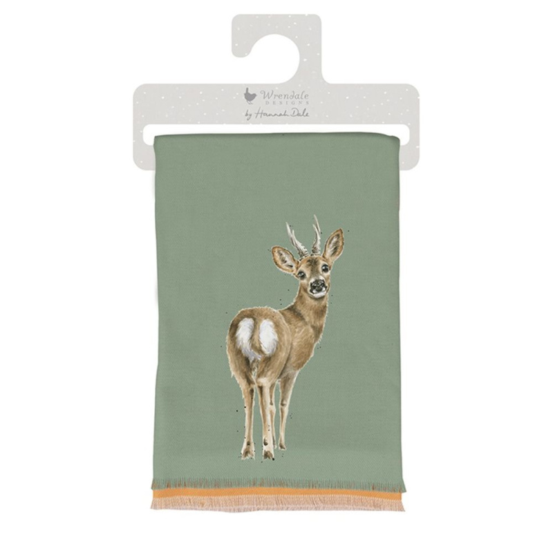 Wrendale Designs Zimní šála Wrendale Designs "The Roe Deer" - Daněk
