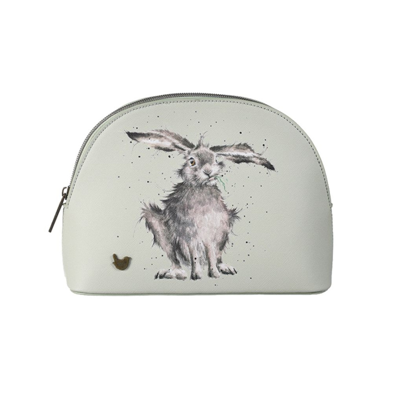 Wrendale Designs Kosmetická taštička Wrendale Designs "Hare-Brained", střední - Zajíc