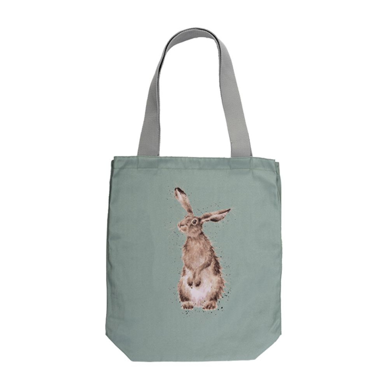 Wrendale Designs Pevná plátěná taška Wrendale Designs "Hare and the Bee" - Zajíc