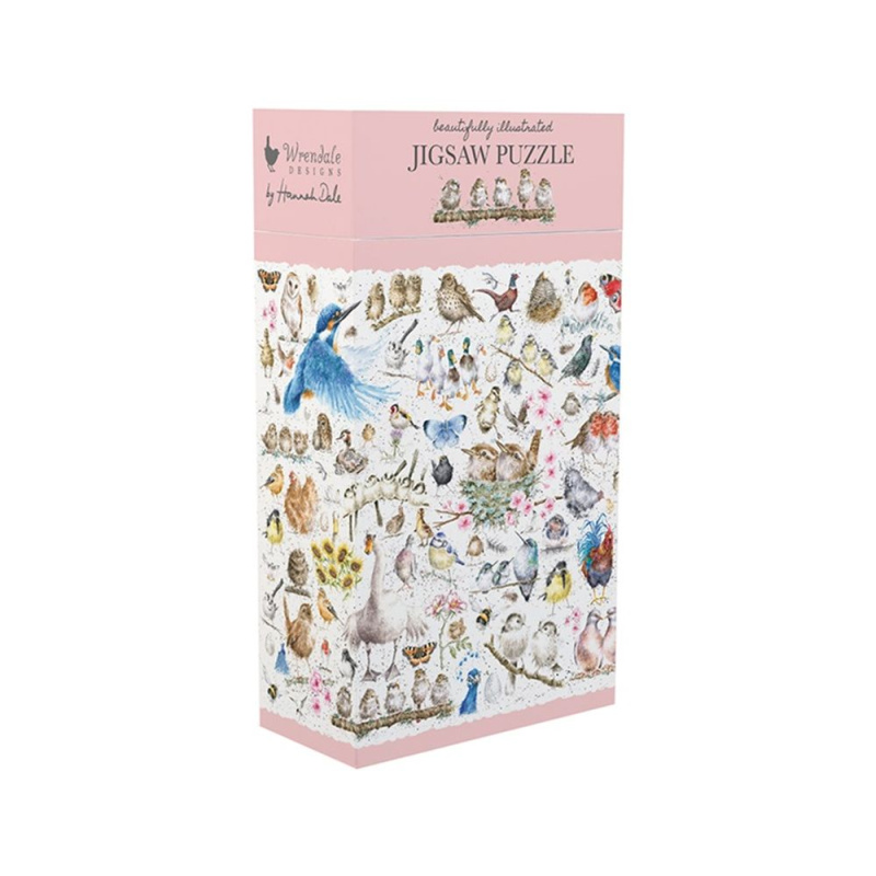 Wrendale Designs Puzzle Wrendale Designs "Garden Birds", 1000 dílků - Ptáčci