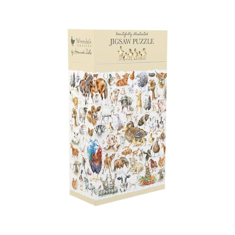 Wrendale Designs Puzzle Wrendale Designs "Farmyard Friends", 1000 dílků - Farma