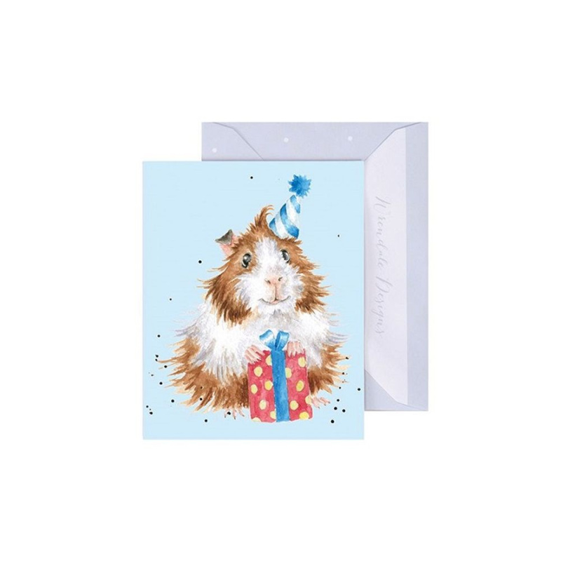 Wrendale Designs Dárková kartička Wrendale Designs "Guinea be a Great Day" - Party morče