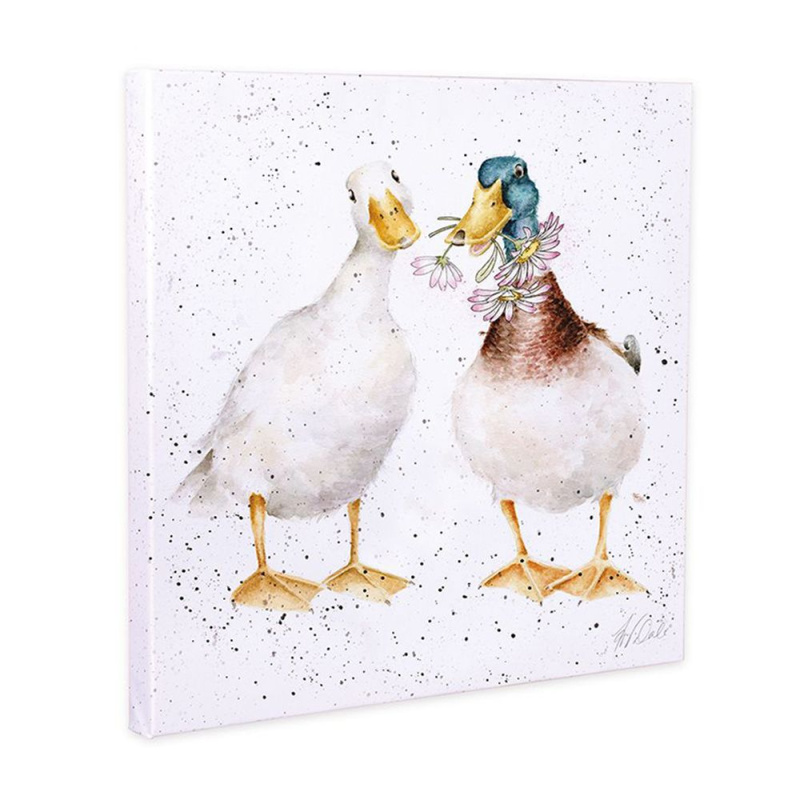 Wrendale Designs Obraz Wrendale Designs "Not a Daisy Goes By", 20x20 cm - Kachny