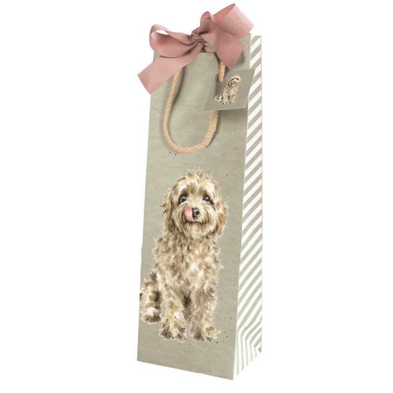 Wrendale Designs Dárková taška na víno Wrendale Designs "Labradoodle" - Pes, labrador