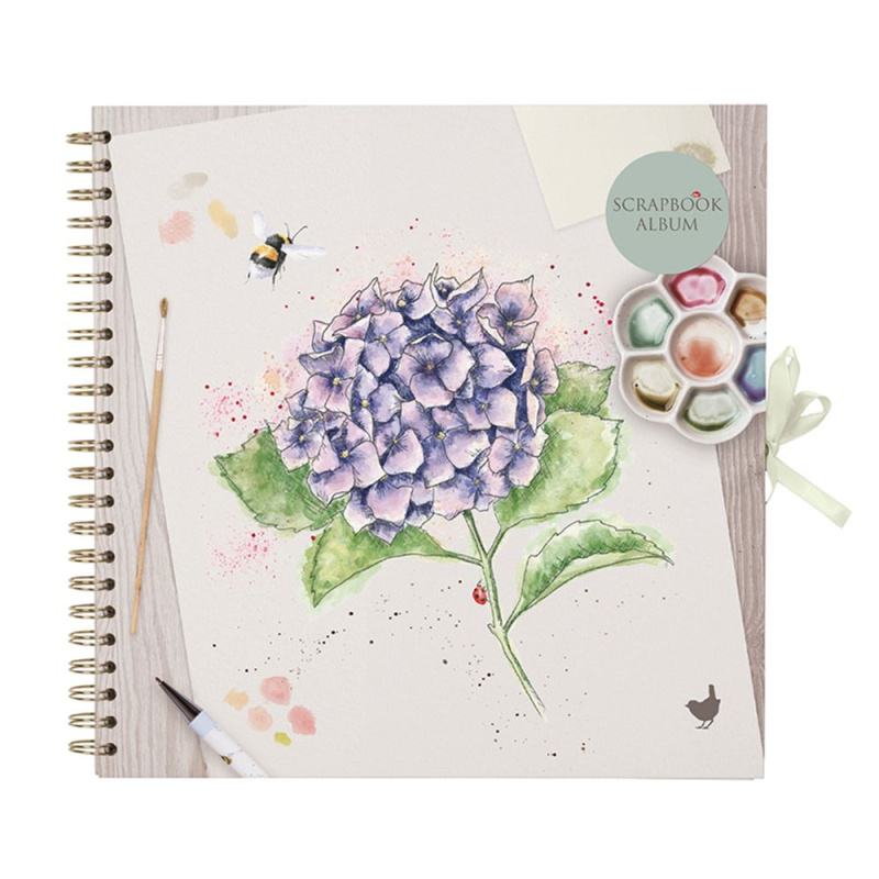 Wrendale Designs Scrapbookové album Wrendale Designs "Hydrangea", 30x30 cm, 34 l. - Hortenzie