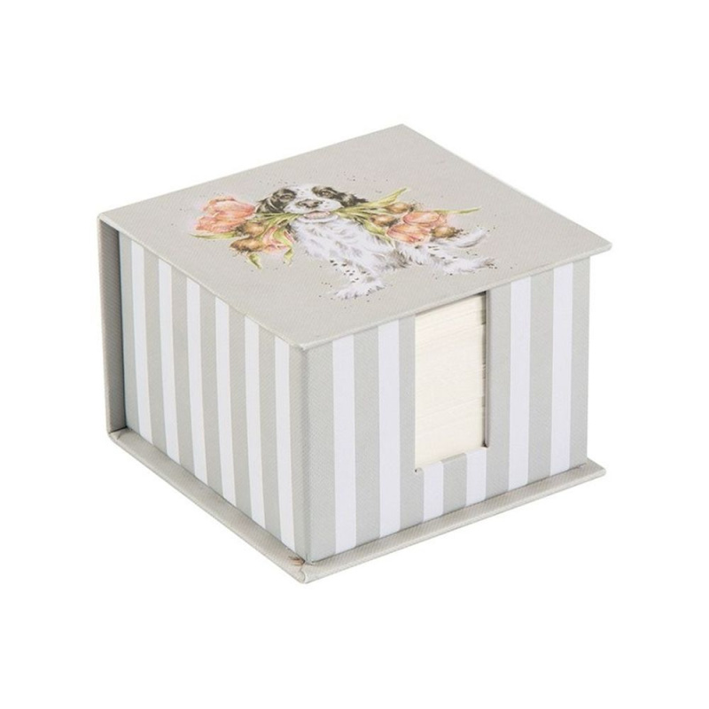 Wrendale Designs Poznámkový bloček Wrendale Designs "Blooming with Love",  450 l. - Pes, kokršpaněl