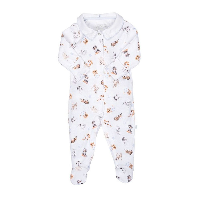 Wrendale Designs Dupačky Wrendale Designs "Little Paws" - Štěňátka - VYBERTE VELIKOST - Dupačky Wrendale Designs "Little Paws", 0-3 měs. - Štěňátka