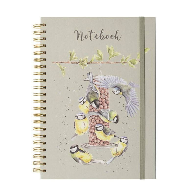 Zápisník s kroužkovou vazbou A4 Wrendale Designs – sýkorky Aladine