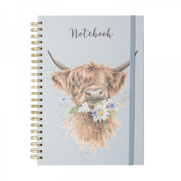 Zápisník s kroužkovou vazbou A4 Wrendale Designs – kráva Aladine