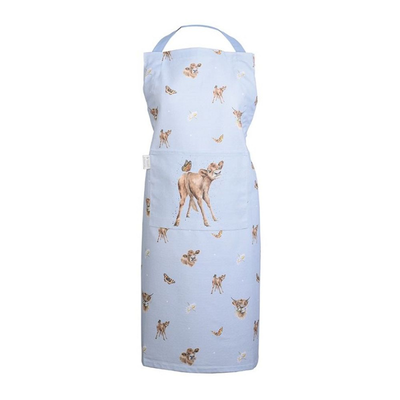 Wrendale Designs Kuchyňská zástěra Wrendale Designs "Farmyard Friends" - Krávy
