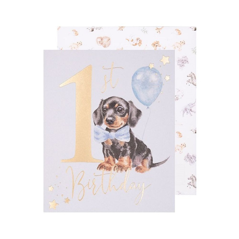 Wrendale Designs Přání k narozeninám Wrendale Designs "A Pawsome Day" - Štěňátko