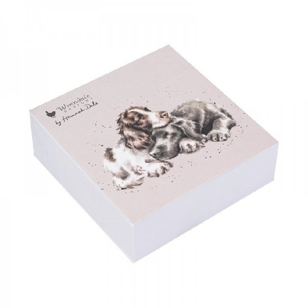 Wrendale Designs Samolepicí bloček Wrendale Designs "Growing Old Together", 250 l. - Pejsci