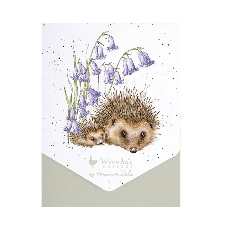 Sada přání a obálek Wrendale Designs Love and Hedgehugs, 8 ks - Ježci Aladine