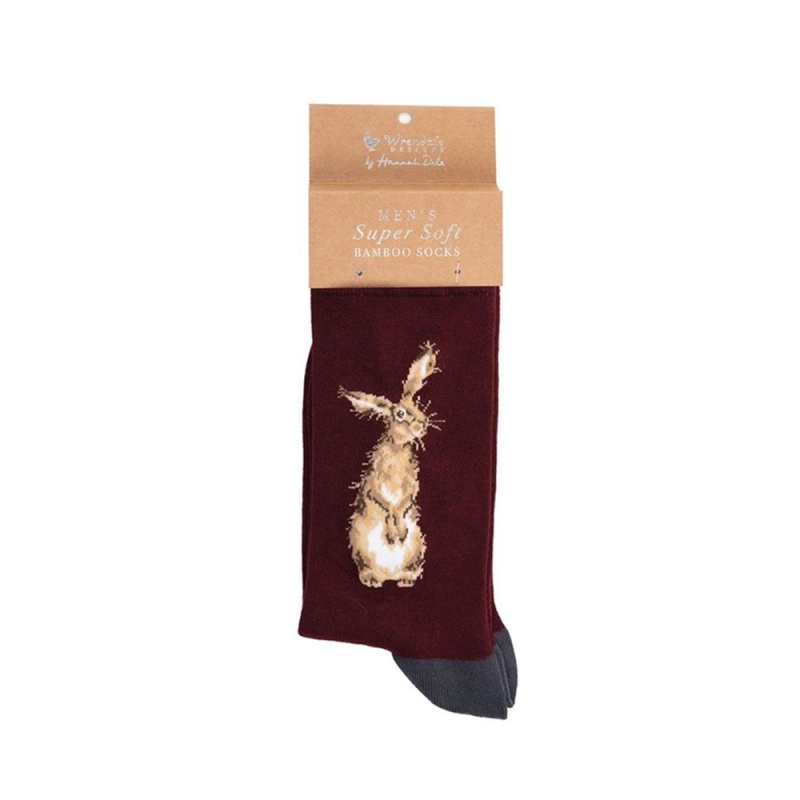 Wrendale Designs Pánské ponožky Wrendale Designs "The Hare" - Zajíc