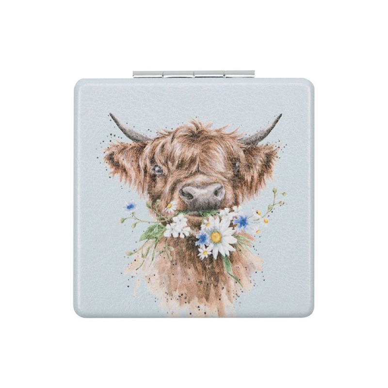 Wrendale Designs Kapesní zrcátko Wrendale Designs "Daisy Coo" - Kráva
