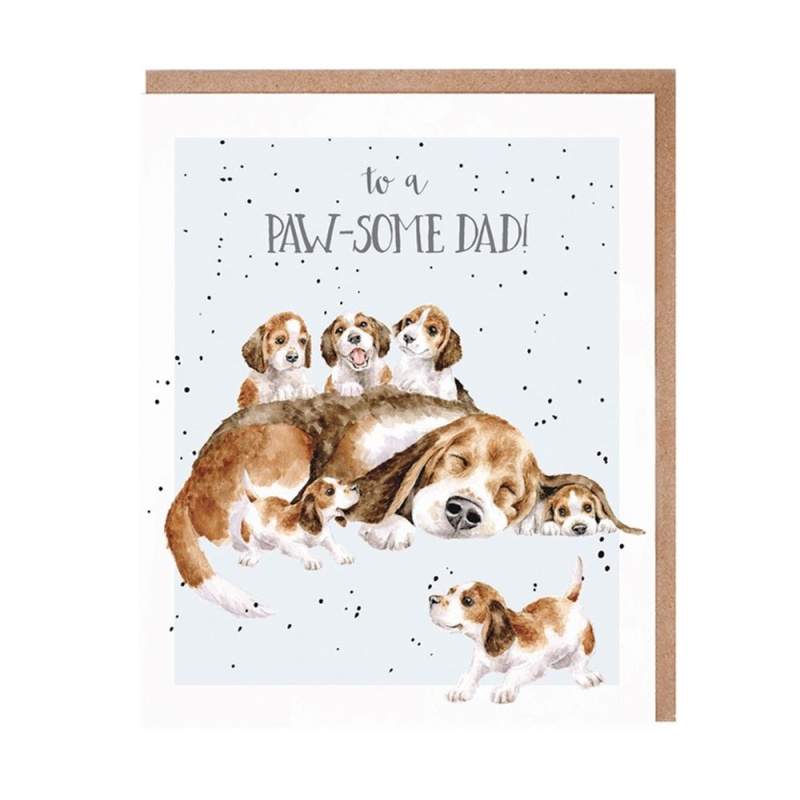 Wrendale Designs Přání pro tatínka Wrendale Designs "Feeling Dog-Eared" - Pejsci
