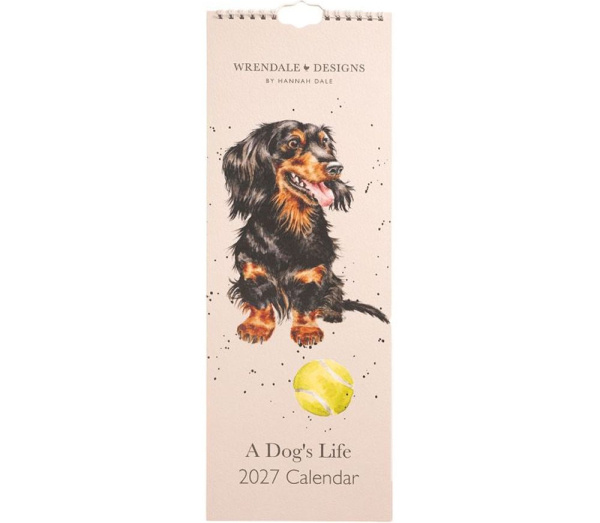 Wrendale Designs Kuchyňský kalendář 2027 Wrendale Designs "A Dog's Life" - Pejsci