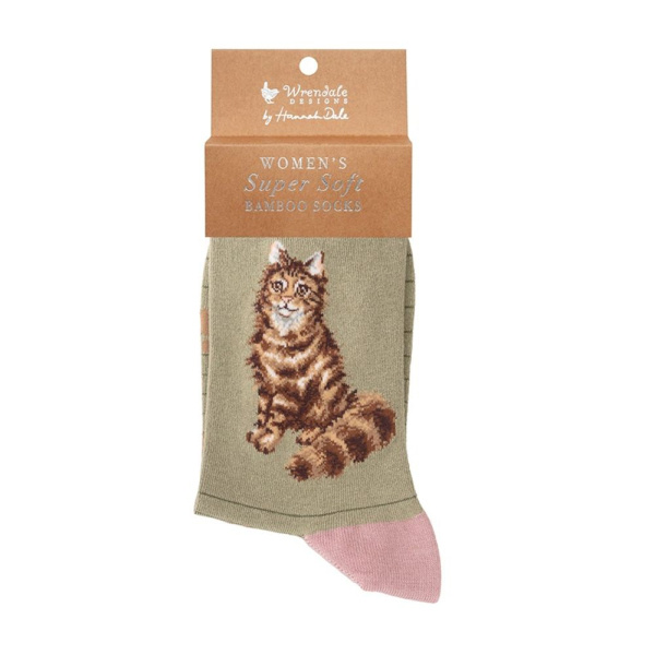 Wrendale Designs Dámské ponožky Wrendale Designs "Feline Fabulous" - Kočka