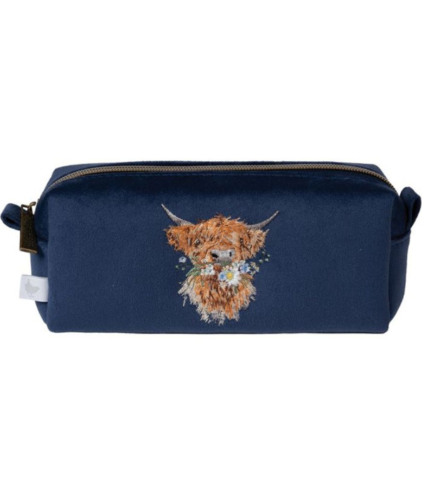 Wrendale Designs Vyšívané pouzdro na štětce Wrendale Designs "Daisy Coo" - Kráva