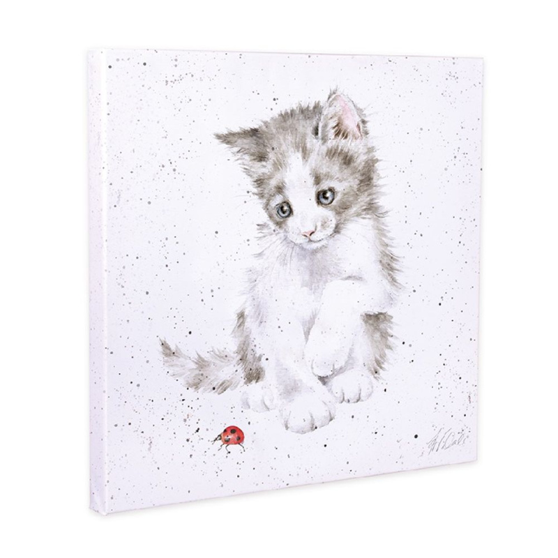 Wrendale Designs Obraz Wrendale Designs "Ladybird", 20x20 cm - Kotě