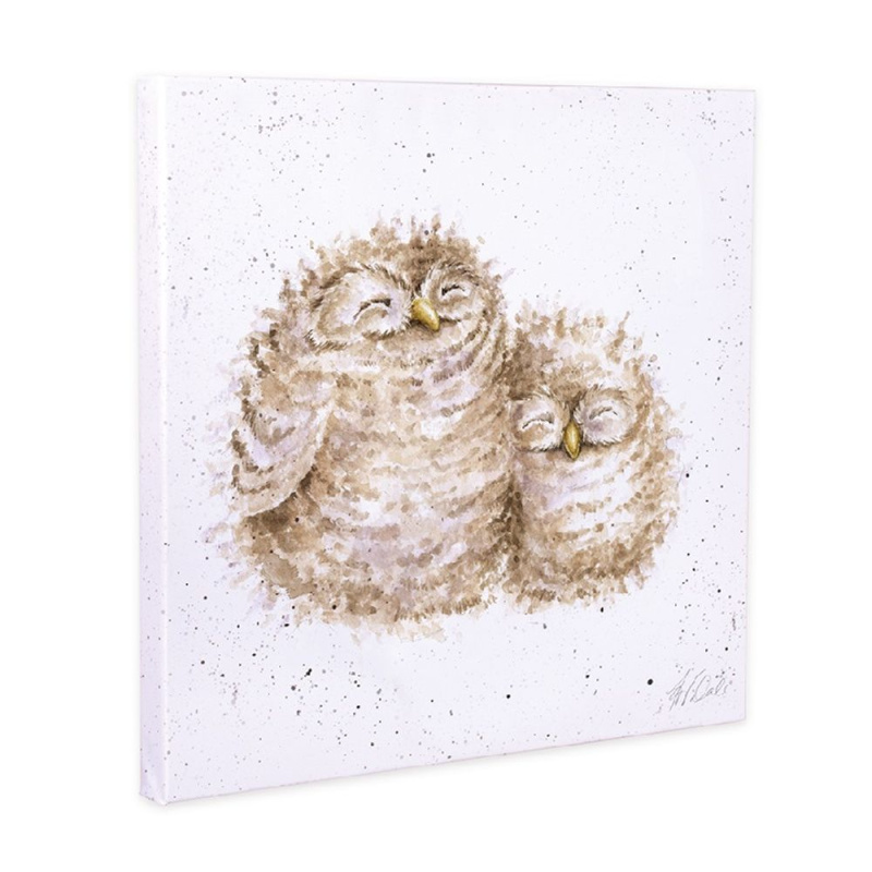 Wrendale Designs Obraz Wrendale Designs "Words of Wisdom", 20x20 cm - Sovy