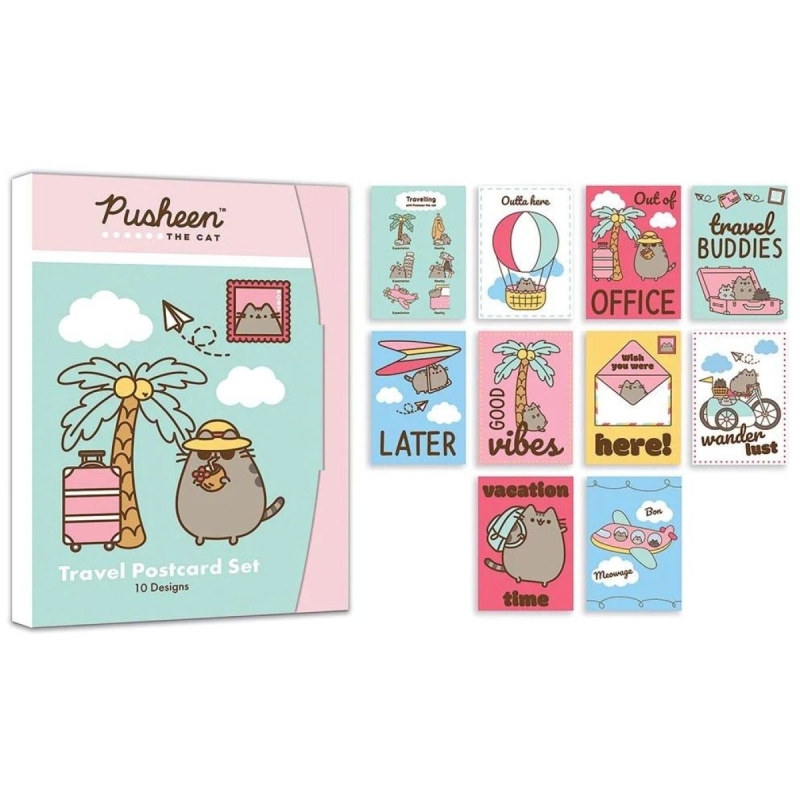 Set pohlednic Pusheen