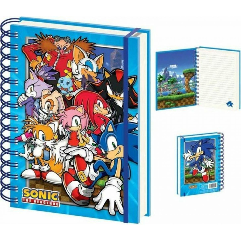 Sonic Blok A5 kroužkový EPEE Merch Pyramid