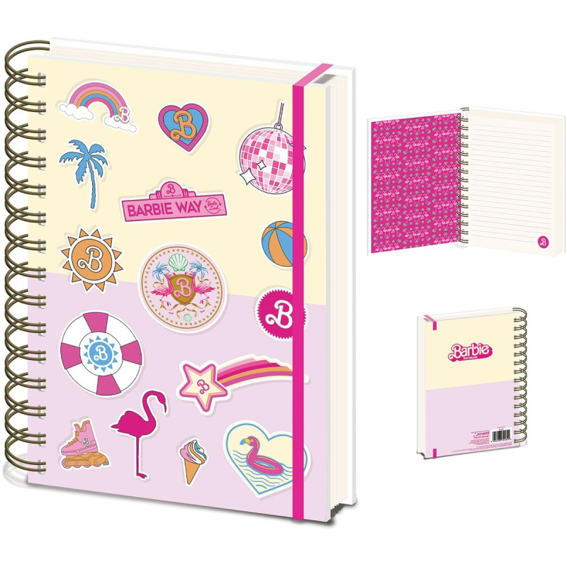 Barbie linkovaný blok A5