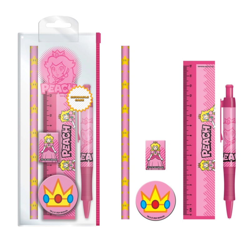 Super Mario Školní set - Peach