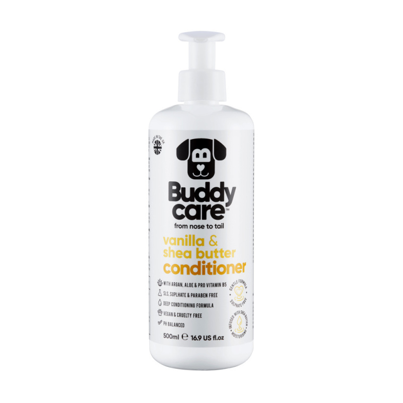 Buddycare Vanilla & Shea Butter kondicionér pro psy 500 ml