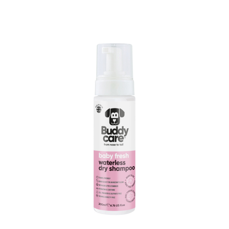 Buddycare Baby Fresh suchý šampon pro psy 200 ml