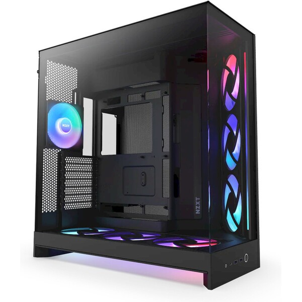 NZXT H9 Flow RGB+ černá