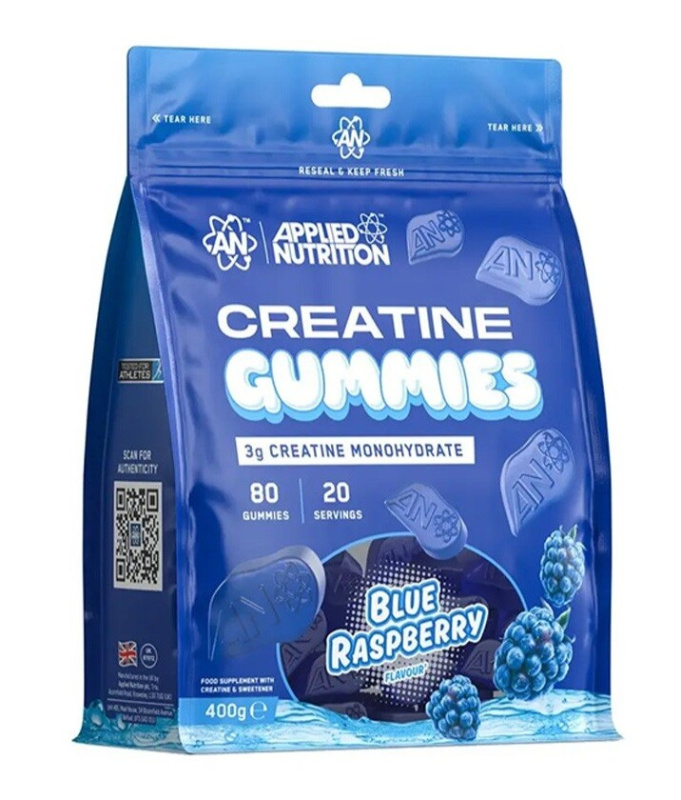 Applied Nutrition Kreatin monohydrát 80 gummies - modrá malina