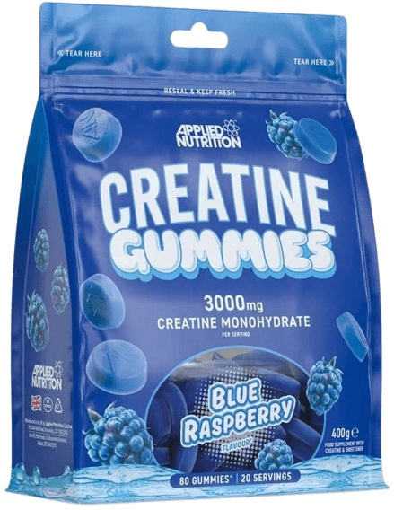 Applied Nutrition Kreatin monohydrát 80 gummies - modrá malina