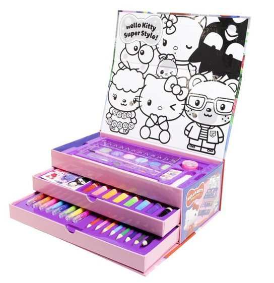 Hello Kitty kreativní box s výtvarnými potřebami