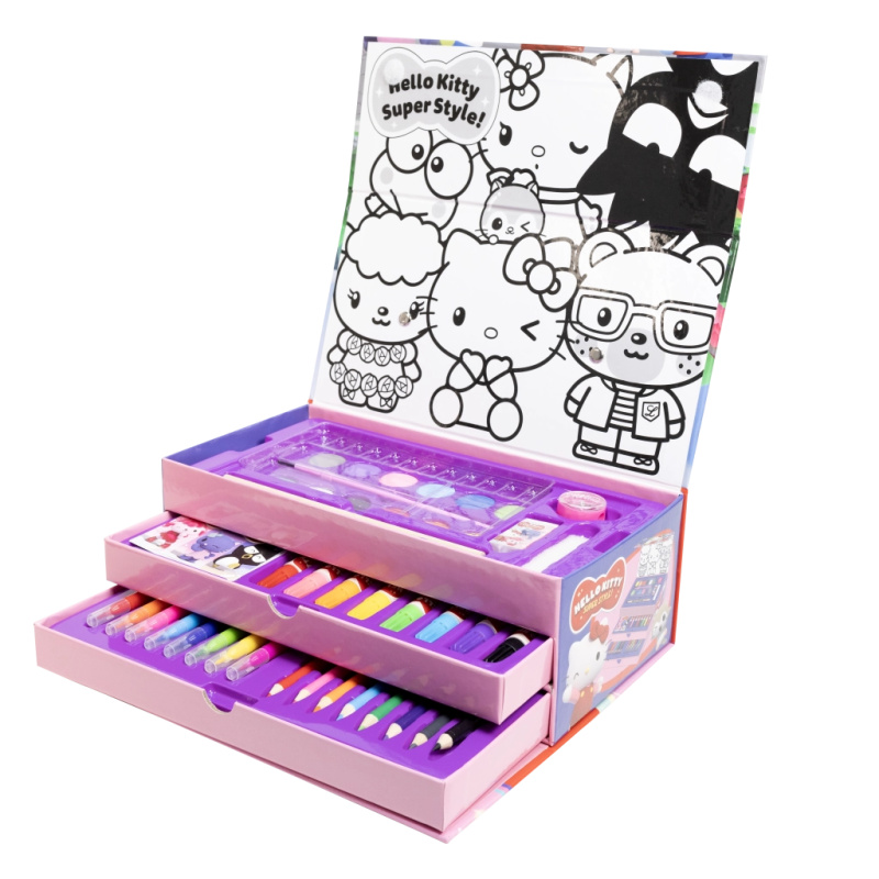 Hello Kitty kreativní box s výtvarnými potřebami
