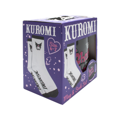 kuromi dárkový set: hrnek a ponožky