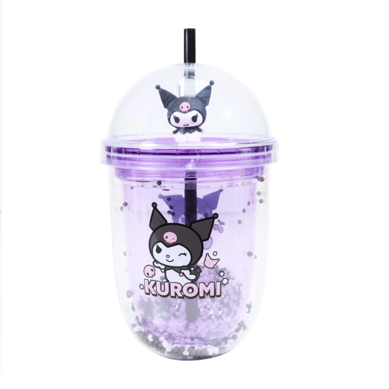Kuromi boba tumbler s brčkem