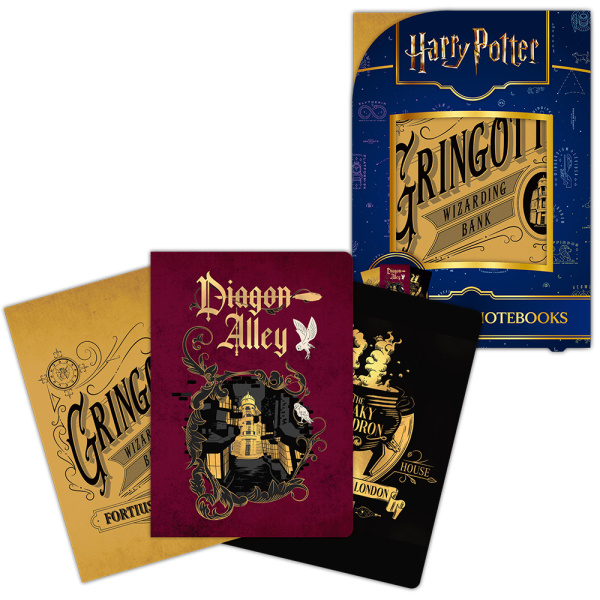 Sada bloků A6 s motivem kouzelnických míst Harryho Pottera