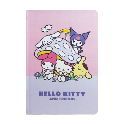 Hello Kitty a přátelé blok A5 mushroom