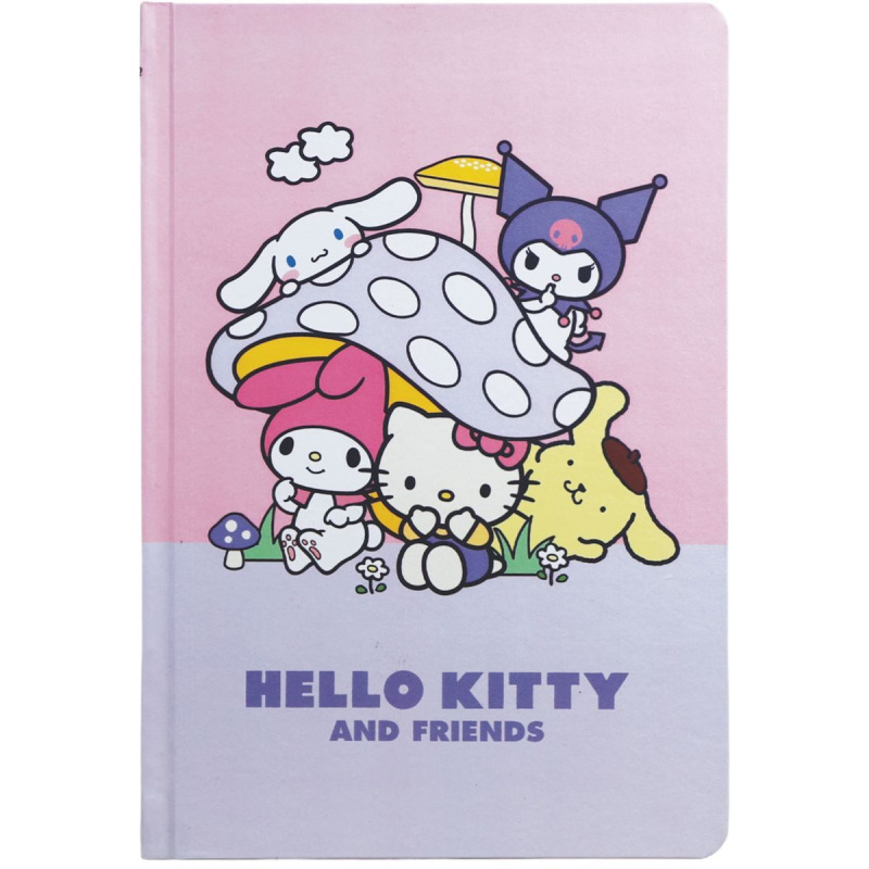 Hello Kitty a přátelé blok A5 mushroom