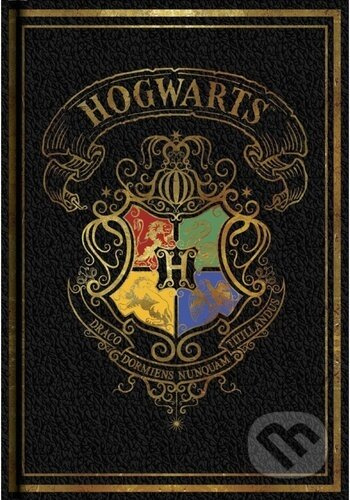 Merch Blok A5 Harry Potter Colourful čierný