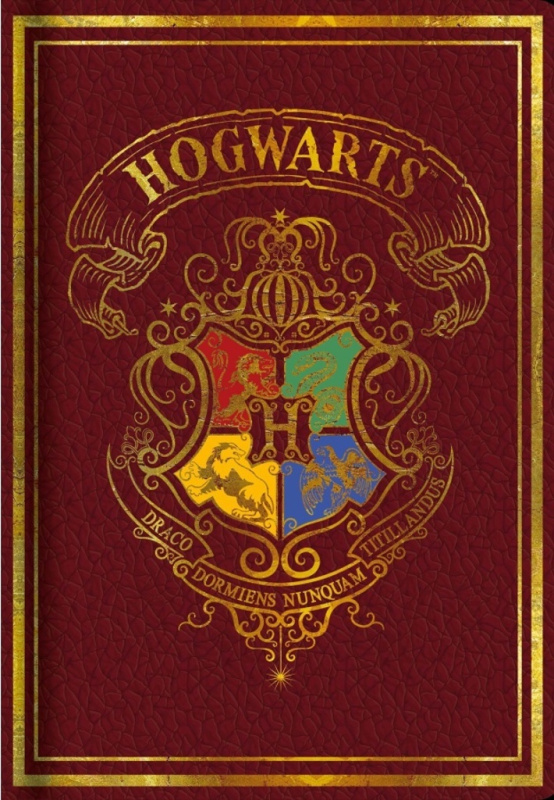 Merch Blok A5 Harry Potter Colourful červený